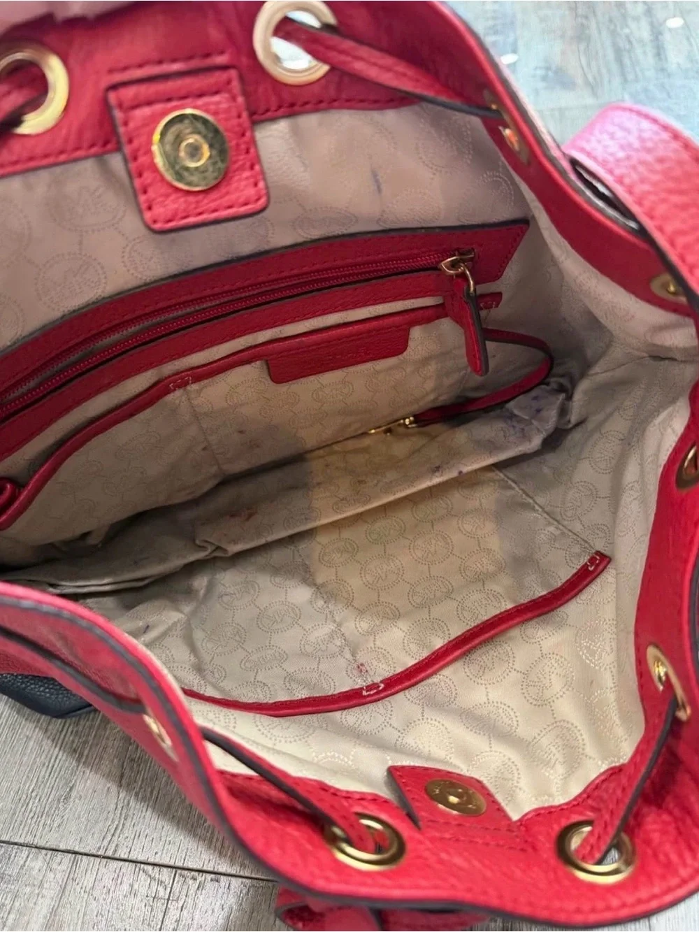 Red Michael Kors Bag